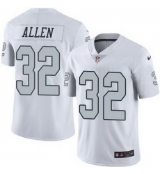 Nike Raiders #32 Marcus Allen White Mens Stitched NFL Limited Rush Jersey Nike Raiders #32 Marcus Allen White Mens Stitched NFL Limited Rush Jersey