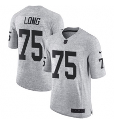Nike Raiders #75 Howie Long Gray Mens Stitched NFL Limited Gridiron Gray II Jersey Nike Raiders #75 Howie Long Gray Mens Stitched NFL Limited Gridiron Gray II Jersey