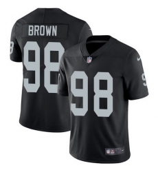 Nike Raiders 98 Trent Brown Black Team Color Men Stitched NFL Vapor Untouchable Limited Jersey Nike Raiders 98 Trent Brown Black Team Color Men Stitched NFL Vapor Untouchable Limited Jersey