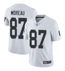 Raiders 87 Foster Moreau White Men Stitched Football Vapor Untouchable Limited Jersey Raiders 87 Foster Moreau White Men Stitched Football Vapor Untouchable Limited Jersey