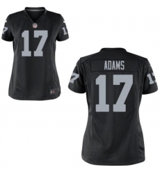 Women Las Vegas Raiders #17 Davante Adams Black Vapor Limited Stitched Jersey Women Las Vegas Raiders #17 Davante Adams Black Vapor Limited Stitched Jersey