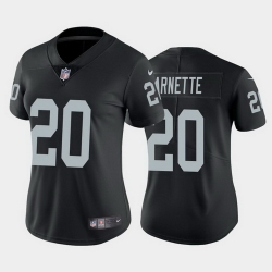 women damon arnette las vegas raiders black vapor limited jersey 