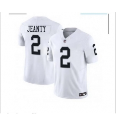 Youth Las Vegas Raiders 2 Ashton Jeanty White 2025 F U S E  Vapor Stitched Football Jersey