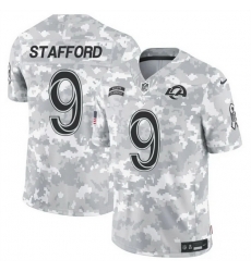 Men Los Angeles Rams 9 Matthew Stafford 2024 F U S E Arctic Camo Salute To Service Limited Stitched Football Jersey Men Los Angeles Rams 9 Matthew Stafford 2024 F U S E Arctic Camo Salute To Service Limited Stitched Football Jersey