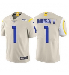 Men Los Angeles Rams Allen Robinson II Bone Vapor Untouchable Limited Stitched Football jersey Men Los Angeles Rams Allen Robinson II Bone Vapor Untouchable Limited Stitched Football jersey