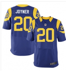 Nike Rams #20 Lamarcus Joyner Royal Blue Alternate Mens Stitched NFL Elite Jersey Nike Rams #20 Lamarcus Joyner Royal Blue Alternate Mens Stitched NFL Elite Jersey
