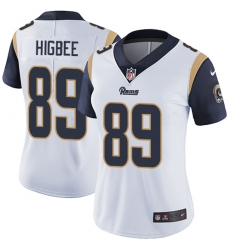 Nike Rams #89 Tyler Higbee White Womens Stitched NFL Vapor Untouchable Limited Jersey Nike Rams #89 Tyler Higbee White Womens Stitched NFL Vapor Untouchable Limited Jersey
