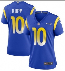 Women's Los Angeles Rams 10 Cooper Kupp Nike Royal Game Jersey Women's Los Angeles Rams 10 Cooper Kupp Nike Royal Game Jersey