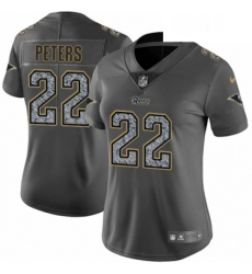 Womens Nike Los Angeles Rams 22 Marcus Peters Gray Static Vapor Untouchable Limited NFL Jersey Womens Nike Los Angeles Rams 22 Marcus Peters Gray Static Vapor Untouchable Limited NFL Jersey