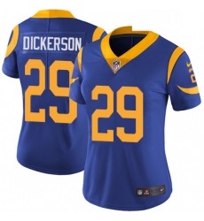 Womens Nike Los Angeles Rams 29 Eric Dickerson Royal Blue Alternate Vapor Untouchable Limited Player NFL Jersey Womens Nike Los Angeles Rams 29 Eric Dickerson Royal Blue Alternate Vapor Untouchable Limited Player NFL Jersey