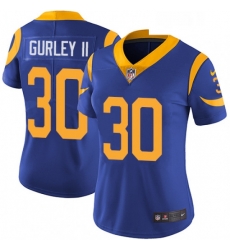 Womens Nike Los Angeles Rams 30 Todd Gurley Royal Blue Alternate Vapor Untouchable Limited Player NFL Jersey Womens Nike Los Angeles Rams 30 Todd Gurley Royal Blue Alternate Vapor Untouchable Limited Player NFL Jersey