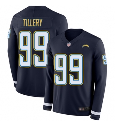 Chargers 99 Jerry Tillery Navy Blue Team Color Men Stitched Football Limited Therma Long Sleeve Jersey Chargers 99 Jerry Tillery Navy Blue Team Color Men Stitched Football Limited Therma Long Sleeve Jersey