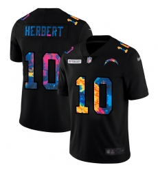 Los Angeles Chargers 10 Justin Herbert Men Nike Multi Color Black 2020 NFL Crucial Catch Vapor Untouchable Limited Jersey Los Angeles Chargers 10 Justin Herbert Men Nike Multi Color Black 2020 NFL Crucial Catch Vapor Untouchable Limited Jersey