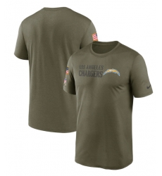 Men Los Angeles Chargers 2022 Olive Salute To Service Legend Team T Shirt Men Los Angeles Chargers 2022 Olive Salute To Service Legend Team T Shirt