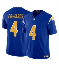 Men Los Angeles Chargers 4 Gus Edwards Royal 2024 F U S E Vapor Limited Stitched Football Jersey Men Los Angeles Chargers 4 Gus Edwards Royal 2024 F U S E Vapor Limited Stitched Football Jersey