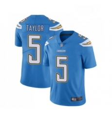 Men Los Angeles Chargers 5 Tyrod Taylor Electric Blue Alternate Vapor Untouchable Limited Player Football Jersey Men Los Angeles Chargers 5 Tyrod Taylor Electric Blue Alternate Vapor Untouchable Limited Player Football Jersey