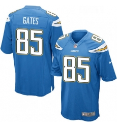 Men Nike Los Angeles Chargers 85 Antonio Gates Game Electric Blue Alternate NFL Jersey Men Nike Los Angeles Chargers 85 Antonio Gates Game Electric Blue Alternate NFL Jersey