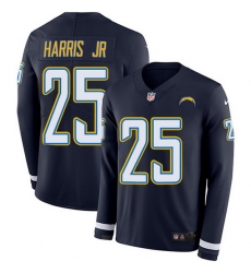 Nike Chargers 25 Chris Harris Jr Navy Blue Team Color Men Stitched NFL Limited Therma Long Sleeve Jersey Nike Chargers 25 Chris Harris Jr Navy Blue Team Color Men Stitched NFL Limited Therma Long Sleeve Jersey