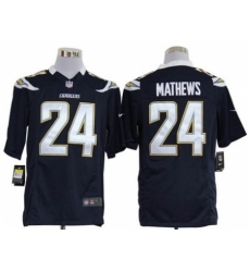 Nike San Diego Chargers 24 Ryan Mathews Dark Blue Game NFL Jersey Nike San Diego Chargers 24 Ryan Mathews Dark Blue Game NFL Jersey
