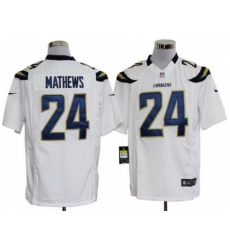 Nike San Diego Chargers 24 Ryan Mathews White Game NFL Jersey Nike San Diego Chargers 24 Ryan Mathews White Game NFL Jersey