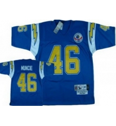 San Diego Chargers 46 Chuck Muncie Blue Throwback Jersey San Diego Chargers 46 Chuck Muncie Blue Throwback Jersey