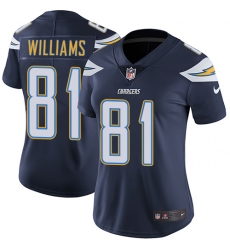 Womens Nike Chargers #81 Mike Williams Navy Blue Team Color Stitched NFL Vapor Untouchable Limited Jersey Womens Nike Chargers #81 Mike Williams Navy Blue Team Color Stitched NFL Vapor Untouchable Limited Jersey