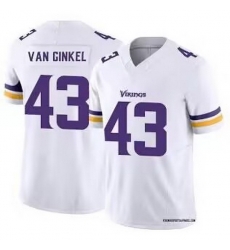 Men Minnesota Vikings 43 Andrew Van Ginkel White Team Vapor Limited Jersey