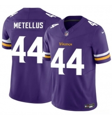 Men Minnesota Vikings 44 Josh Metellus Purple 2025 F U S E  Vapor Untouchable Limited Stitched Jersey