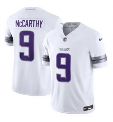 Men Minnesota Vikings 9 J J McCarthy White F U S E Winter Warrior Limited Stitched Jersey Men Minnesota Vikings 9 J J McCarthy White F U S E Winter Warrior Limited Stitched Jersey