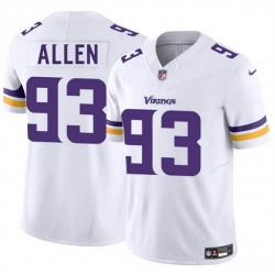 Men Minnesota Vikings 93 Jonathan Allen White 2025 F U S E  Vapor Untouchable Limited Stitched Jersey