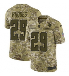 Nike Vikings #29 Xavier Rhodes Camo Mens Stitched NFL Limited 2018 Salute To Service Jersey Nike Vikings #29 Xavier Rhodes Camo Mens Stitched NFL Limited 2018 Salute To Service Jersey