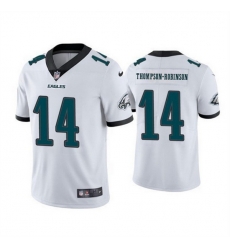 Men Philadelphia Eagles 14 Dorian Thompson Robinson White 2024 New F U S E  Vapor Untouchable Limited Stitched Football Jersey