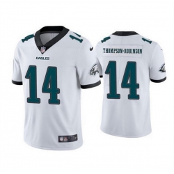 Men Philadelphia Eagles 14 Dorian Thompson Robinson White 2024 New F U S E  Vapor Untouchable Limited Stitched Football Jersey