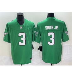 Men Philadelphia Eagles 3 Nolan Smith JR Green 2023 F U S E Vapor Untouchable Stitched Football Jersey Men Philadelphia Eagles 3 Nolan Smith JR Green 2023 F U S E Vapor Untouchable Stitched Football Jersey