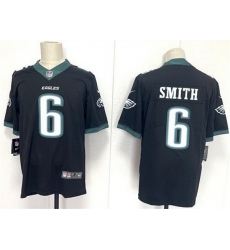 Men Philadelphia Eagles 6 DeVonta Smith Black 2024 New Vapor Untouchable Limited Stitched Football Jersey