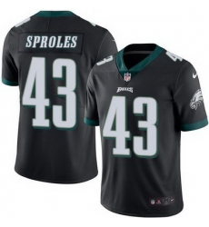 Nike Eagles #43 Darren Sproles Black Mens Stitched NFL Limited Rush Jersey Nike Eagles #43 Darren Sproles Black Mens Stitched NFL Limited Rush Jersey