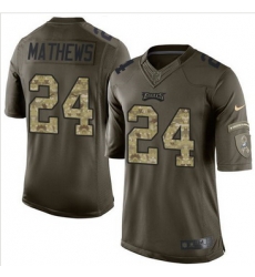 Nike Philadelphia Eagles #24 Ryan Mathews Green Men 27s Stitched NFL Limited Salute to Service Jersey Nike Philadelphia Eagles #24 Ryan Mathews Green Men 27s Stitched NFL Limited Salute to Service Jersey