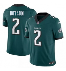 Youth Philadelphia Eagles 2 Jahan Dotson Green 2025 New F U S E  Vapor Untouchable Limited Stitched Football Jersey