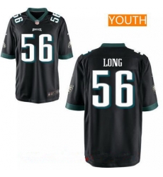 Youth Philadelphia Eagles #56 Chris Long Black Alternate Stitched NFL Nike Jersey Youth Philadelphia Eagles #56 Chris Long Black Alternate Stitched NFL Nike Jersey