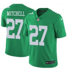 Youth Philadelphia Eagles Quinyon Mitchell #27 Green Vapor Limited Stitched NFL Jersey Youth Philadelphia Eagles Quinyon Mitchell #27 Green Vapor Limited Stitched NFL Jersey