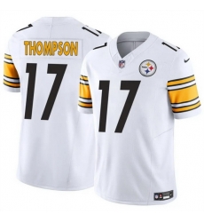 Men Pittsburgh Steelers 17 Skylar Thompson White 2025 F U S E  Vapor Limited Stitched Football Jersey