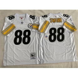 Men Pittsburgh Steelers 88 Lynn Swann White Vapor Limited Stitched Football Jersey