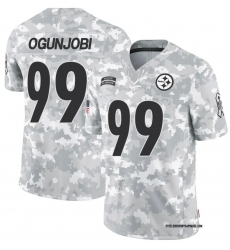 Men Pittsburgh Steelers 99 Larry Ogunjobi 2024 Arctic Camo Salute To Service Limited Stitched Football Jersey Men Pittsburgh Steelers 99 Larry Ogunjobi 2024 Arctic Camo Salute To Service Limited Stitched Football Jersey
