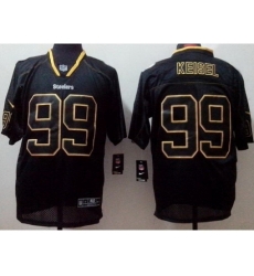 Nike Pittsburgh Steelers 99 Brett Keisel Black Elite Light Out NFL Jersey Nike Pittsburgh Steelers 99 Brett Keisel Black Elite Light Out NFL Jersey