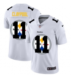 Nike Steelers 11 Chase Claypool White Shadow Logo Limited Jersey Nike Steelers 11 Chase Claypool White Shadow Logo Limited Jersey