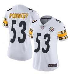 Nike Steelers #53 Maurkice Pouncey White Womens Stitched NFL Vapor Untouchable Limited Jersey Nike Steelers #53 Maurkice Pouncey White Womens Stitched NFL Vapor Untouchable Limited Jersey