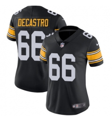 Nike Steelers #66 David DeCastro Black Alternate Womens Stitched NFL Vapor Untouchable Limited Jersey Nike Steelers #66 David DeCastro Black Alternate Womens Stitched NFL Vapor Untouchable Limited Jersey