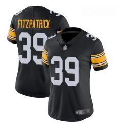 Steelers #39 Minkah Fitzpatrick Black Alternate Women Stitched Football Vapor Untouchable Limited Jersey Steelers #39 Minkah Fitzpatrick Black Alternate Women Stitched Football Vapor Untouchable Limited Jersey