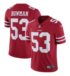 Men 49ers #53 NaVorro Bowman Red Vapor Untouchable Limited Player NFL Jersey Men 49ers #53 NaVorro Bowman Red Vapor Untouchable Limited Player NFL Jersey