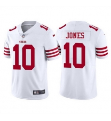 Men San Francisco 49ers 10 Mac Jones White 2025 Vapor Untouchable Limited Stitched Football Jersey